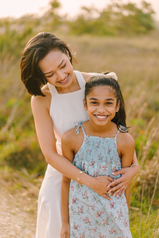 Mom and Daughter beach photography in Rosemary Beach Florida